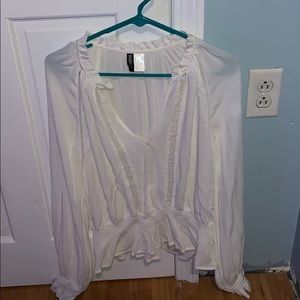 Women’s white crop top size 12